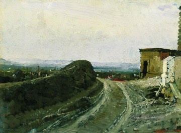 die Straße von montmartre in paris 1876 Ilya Repin Ölgemälde